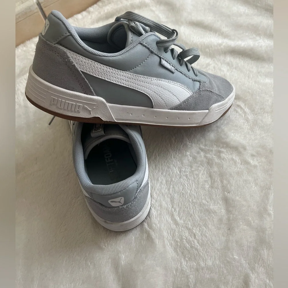 Puma Light Gray Casual Sneakers - Picture 3 of 6